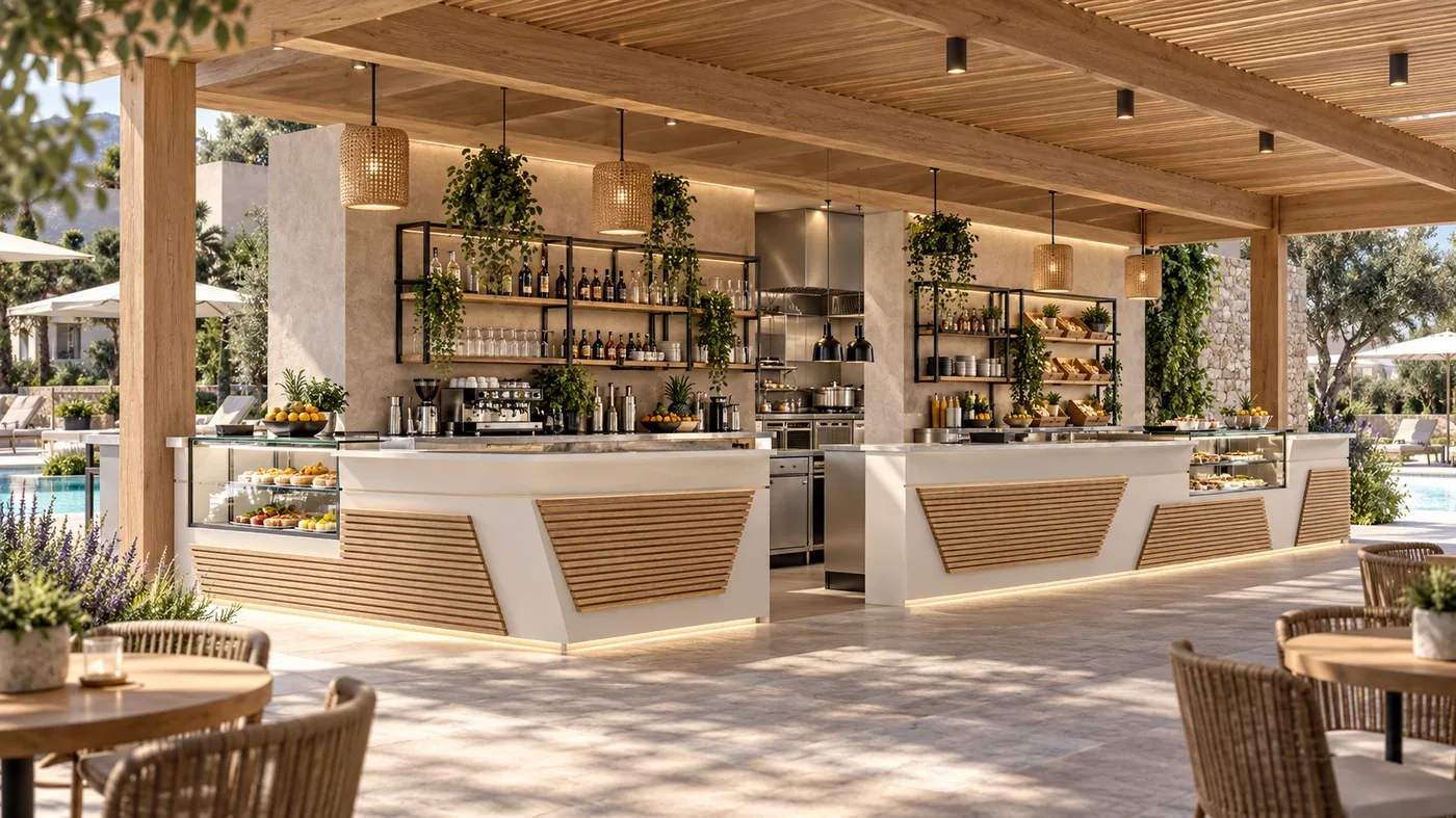 Render progettuale Turn-Key per la gara Human Company