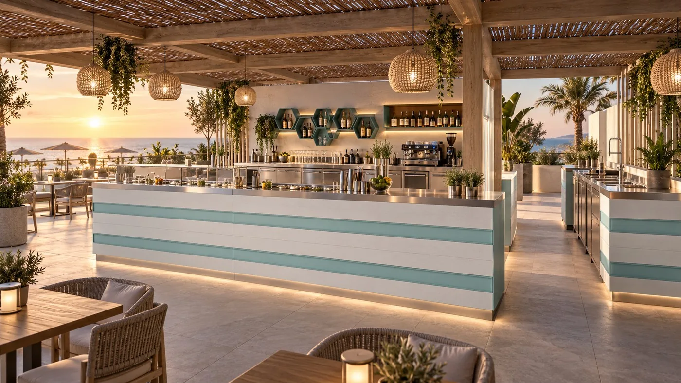 Render progettuale Turn-Key per la gara Human Company