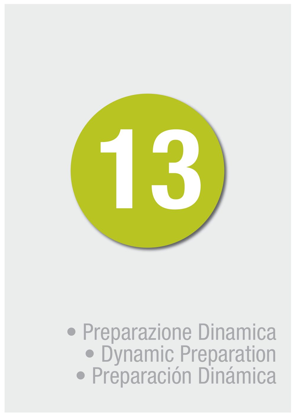 Catalogo Diamond, preparazione dinamica