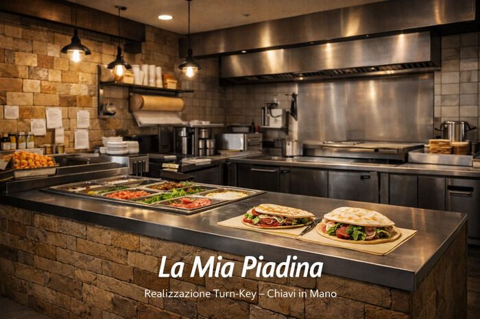 Visual illustrativo Turn-Key: La Mia Piadina (non foto verificata del locale)