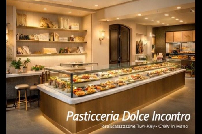 Visual illustrativo Turn-Key: Pasticceria Dolce Incontro (non foto verificata del locale)